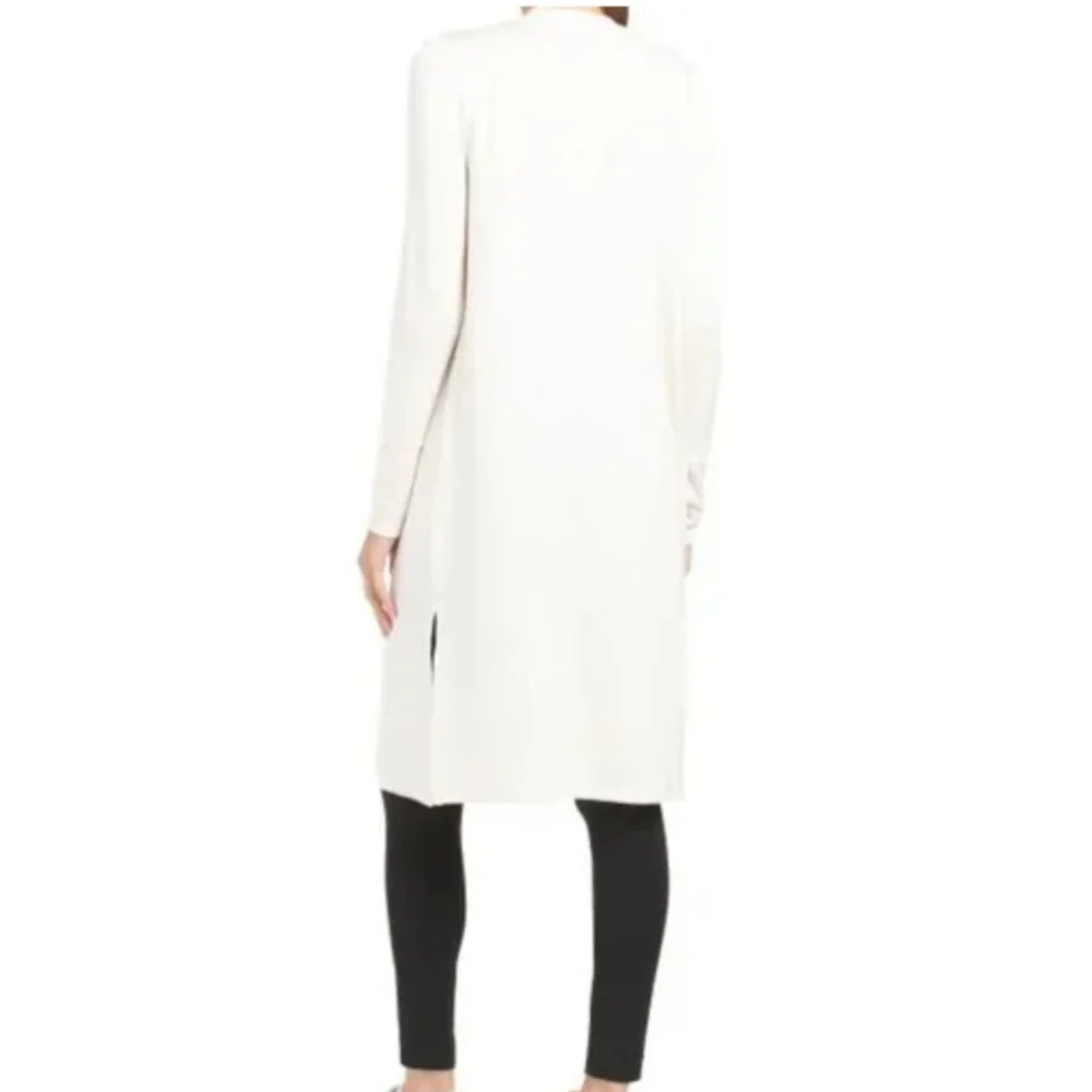 90 Degree by Reflex- HTR. LT. Grey | Melrose Lifestyle Side Slit Long Ca… - Picture 2 of 2